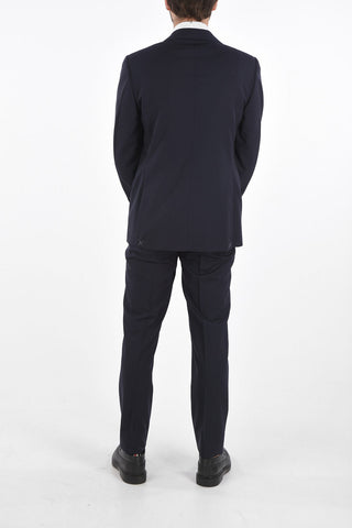 SUPER150’S Virgin Wool Cuffed Hem Pants Suit
