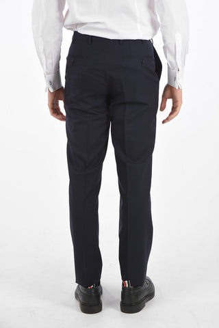 SUPER150’S Virgin Wool Cuffed Hem Pants Suit