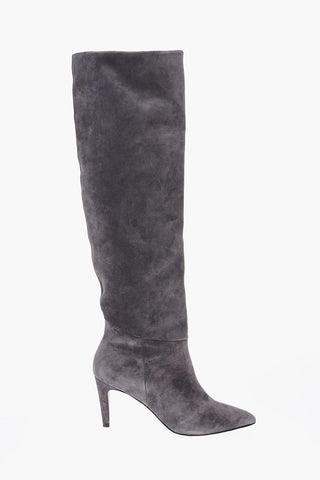 8.5cm suede leather Over-the-knee boots