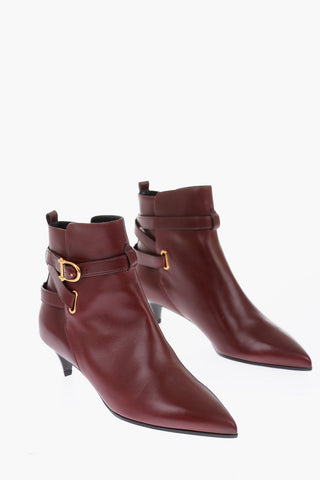 5cm leather Booties