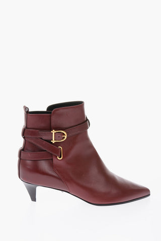 5cm leather Booties