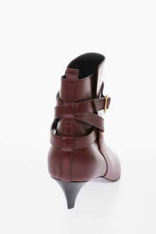 5cm leather Booties