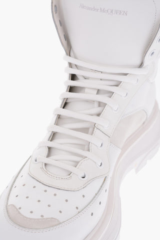 Leather High Top Sneakers