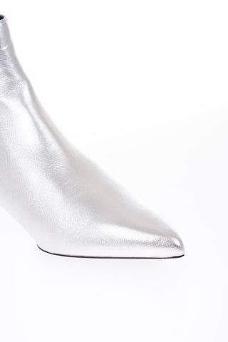 5cm metallic leather CHELSEA Booties