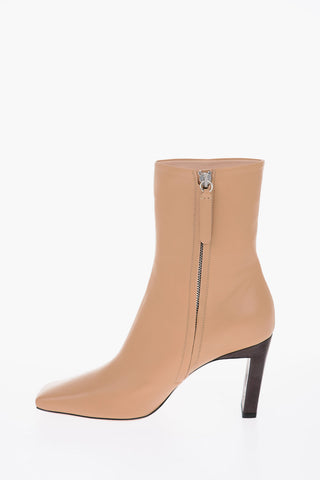 Tronchetto ISA in pelle con zip laterale 9cm