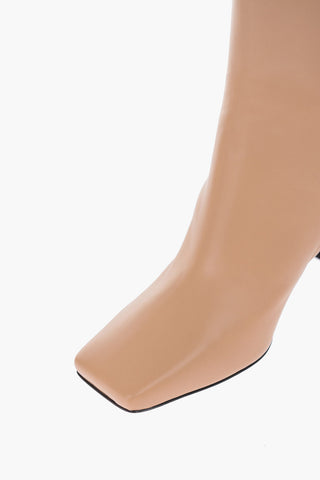 Tronchetto ISA in pelle con zip laterale 9cm