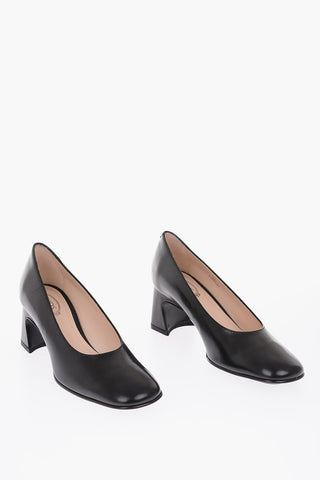 6cm leather Pumps