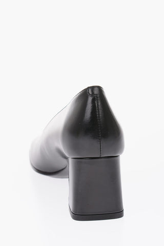 6cm leather Pumps