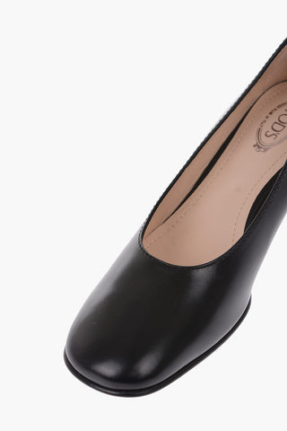 6cm leather Pumps