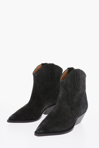 suede leather DEWINA Western boots