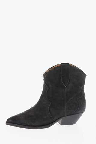 suede leather DEWINA Western boots