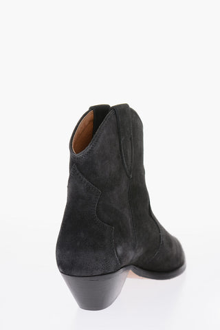 suede leather DEWINA Western boots