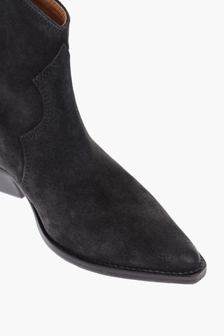 suede leather DEWINA Western boots