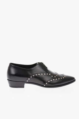Scarpe Derby JACNO SHINY in pelle con borchie