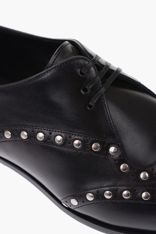Scarpe Derby JACNO SHINY in pelle con borchie
