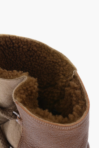 10cm leather NOWLES wedge booties