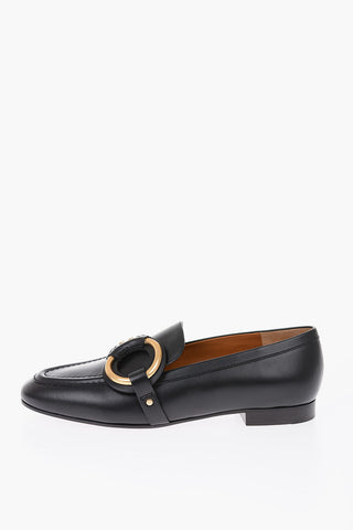 leather loafers