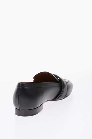 leather loafers