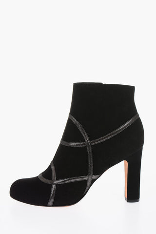 9.5cm suede leather HEIDY Ankle boots