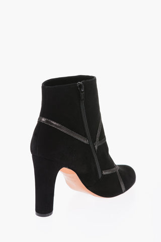 9.5cm suede leather HEIDY Ankle boots