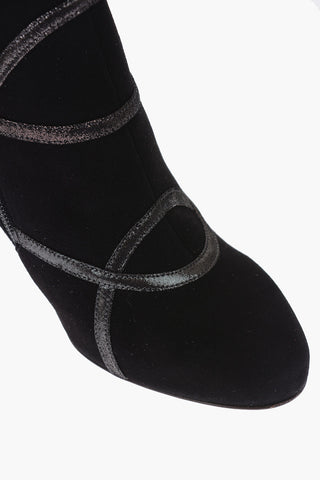 9.5cm suede leather HEIDY Ankle boots