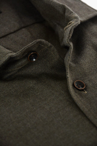 ID Cotton Twill Shirt with Pocket