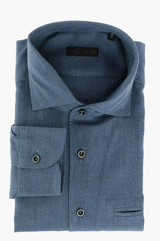 ID Camicia in Twill di Cotone con Taschino