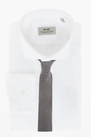 CC COLLECTION Camicia Collo Francese in Jersey di Cotone