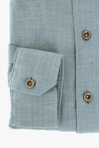 ID Hairline Striped Cotton Slim Fit Shirt