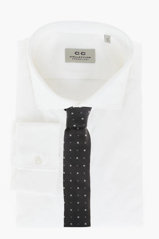 CC COLLECTION Camicia Collo Francese in Cotone Pin Check
