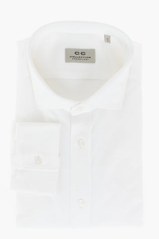 CC COLLECTION Camicia Collo Francese in Cotone Pin Check