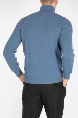 cashmere turtle-neck sweater