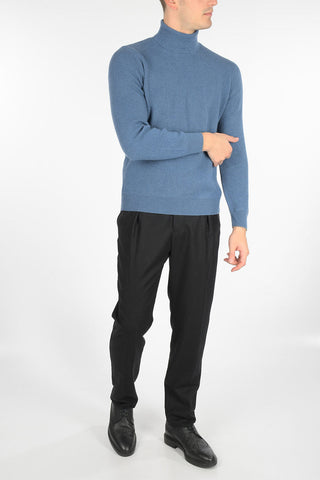 cashmere turtle-neck sweater