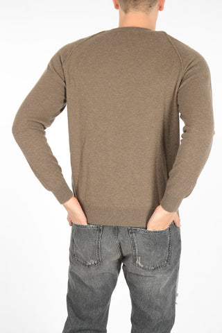 virgin wool crew-neck sweater