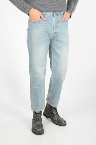 ROCKSTUD UNTITLED 06 21cm cropped jeans with side studs