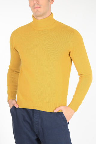 maglia a collo alto in cashmere