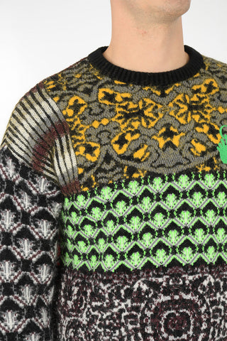 persian fantasy crew-neck sweater