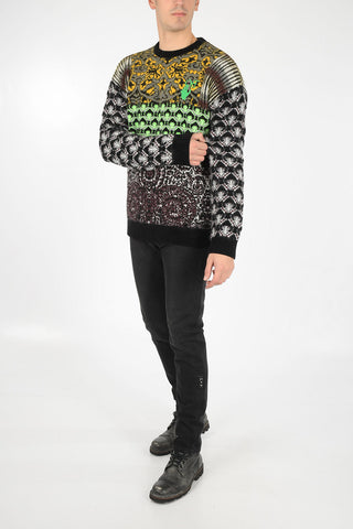 persian fantasy crew-neck sweater