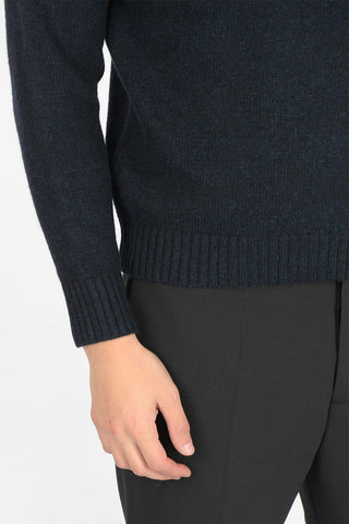 wool blend crew-neck sweater