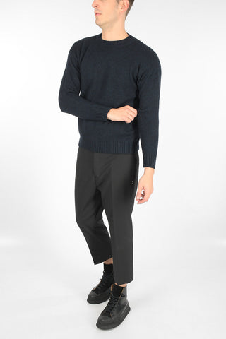 wool blend crew-neck sweater
