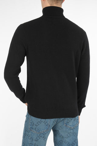virgin wool and cashmere LIVING turtle-neck sweater