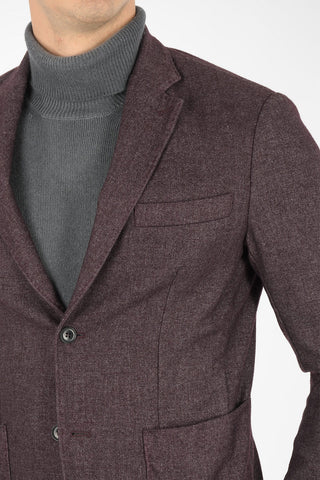 side vents notch lapel 2-button blazer