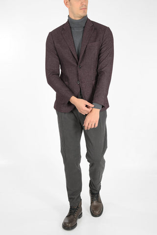 side vents notch lapel 2-button blazer