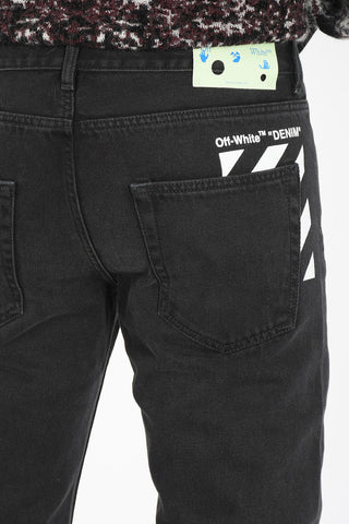 17cm Mid-rise waist slim fit jeans