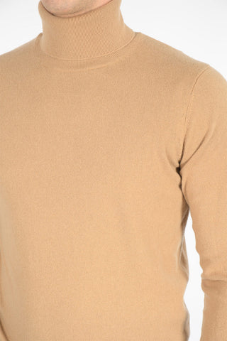 cashmere turtle-neck sweater