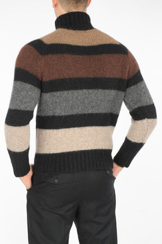 maglia a collo alto AAVALON a righe