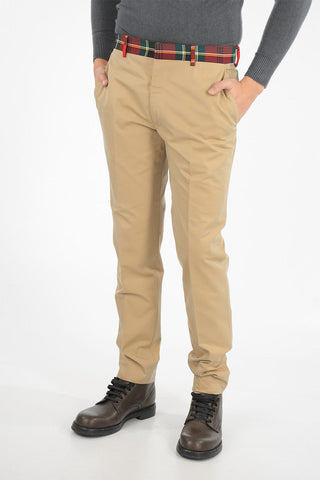cotton belt loops trousers