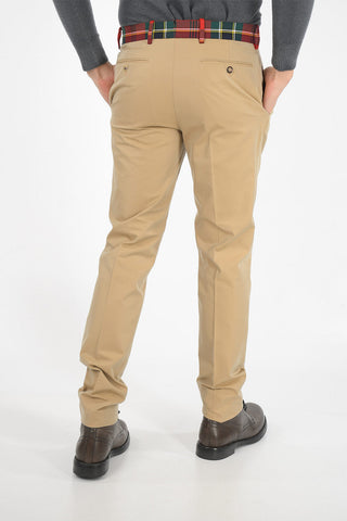 pantalone con passanti in cotone