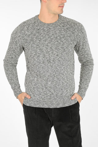Crew Neck Tweed Pullover