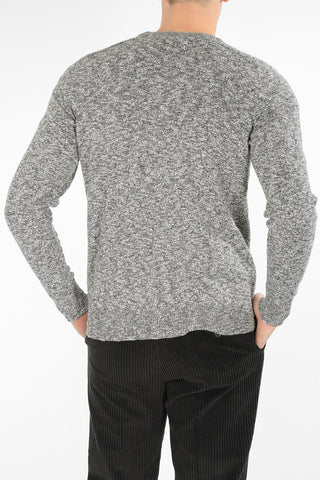 Crew Neck Tweed Pullover